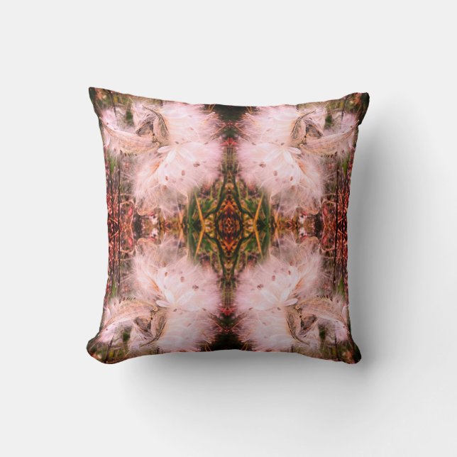 Öppna Milkweed-Poder | Utsäde med Silke | 2 Metode Kudde (Framsida)