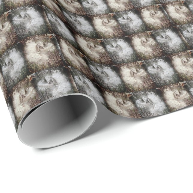 Öppna Milkweed-Poder | Utsäde med Silke | Filter Presentpapper (Rullad Hörn)