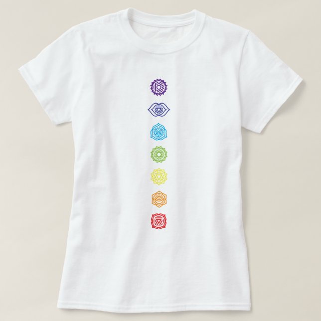 Öppna och kontrollera ditt chakra t shirt (Design framsida)
