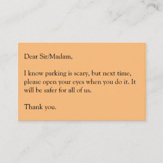 Öppna ögonen visitkort