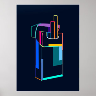 Öppna paket cigaretter poster
