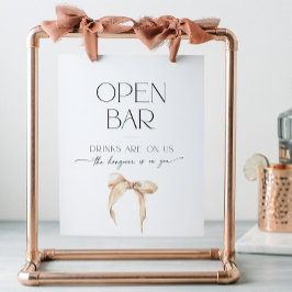 Öppna Pub Beige Bow-Möhippan Gifter sig