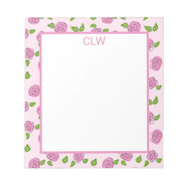 Öppna Rosan Blankor på Ljust rosa Anteckningsblock