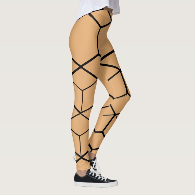 Öppna rutor leggings (Höger)