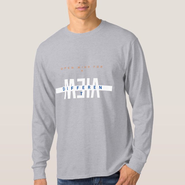 Öppna sinnet för olika t shirt (Framsida)