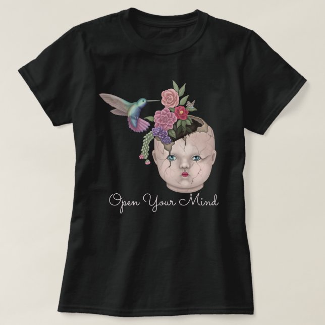 Öppna sinnet t shirt (Design framsida)