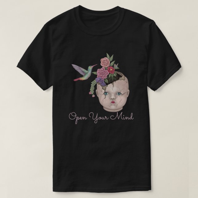 Öppna sinnet t shirt (Design framsida)