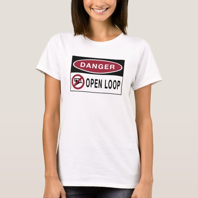 Öppna slinga tee shirt (Framsida)