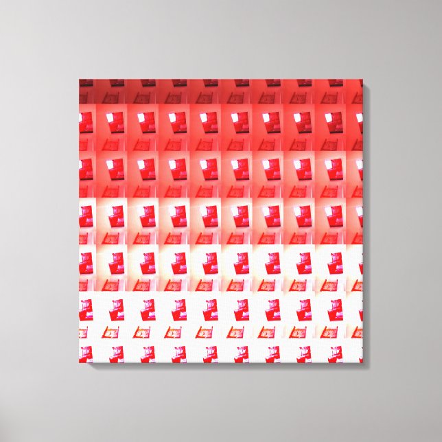 Öppna steg för steg i Red and White Canvas Step (Framsida)