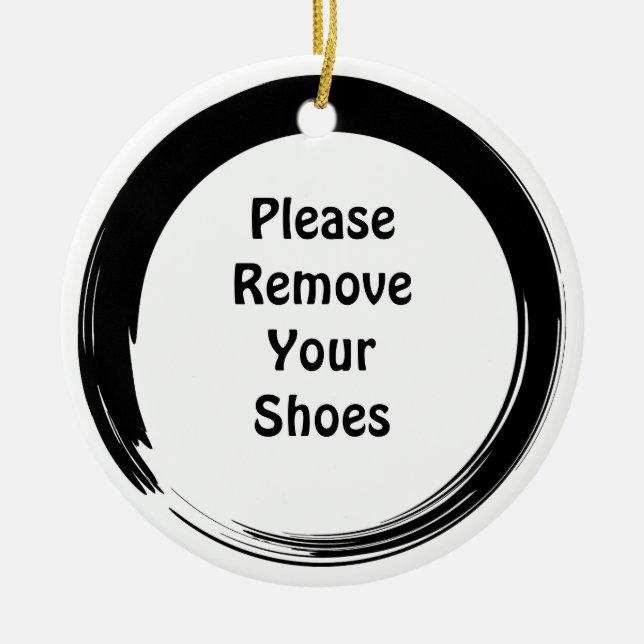 Öppna Sumi cirklar dörrhängaren Julgransprydnad Keramik (Framsidan)