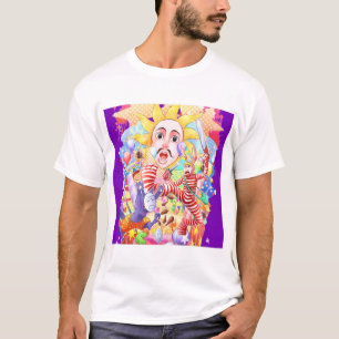 Öppna Tecknaden Utförare T Shirt