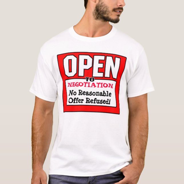 ÖPPNA till förhandling T-shirt (Framsida)