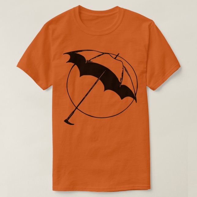 Öppna Umbrella T Shirt (Design framsida)