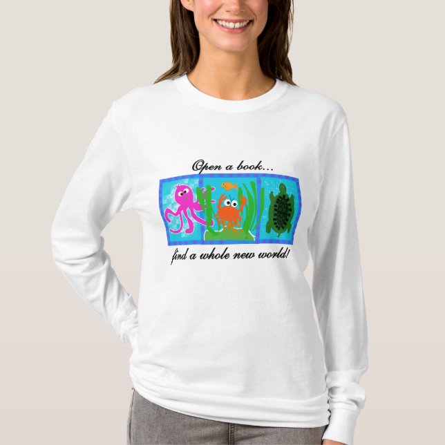 Öppna Undersea Tshirts och gåvor för en bok (Framsida)
