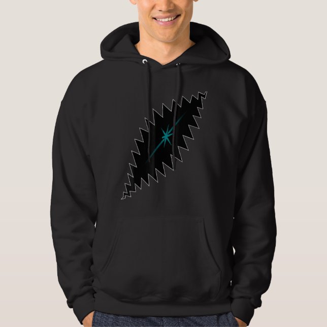 Öppna upptrappning hoodie (Framsida)