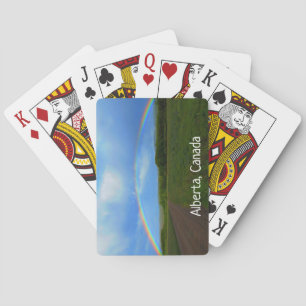 Öppna väg genom Grönt Fält Alberta Rainbow Casinokort