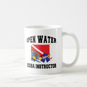 Öppna vattenSCUBAinstruktören Kaffemugg