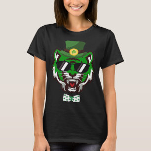 Öppna växthälsan Bengal Tiger Sunglasses St Pat T Shirt