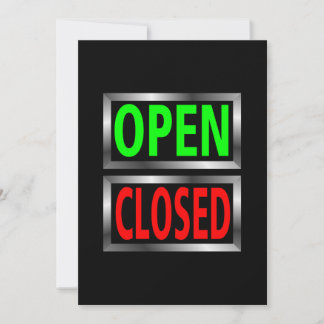 Öppna vektorklippet Closed Signs