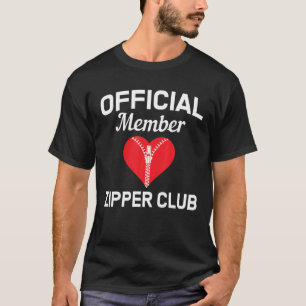 Öppna Zipper-Klubben för hjärtkirurgi, bypass G T Shirt