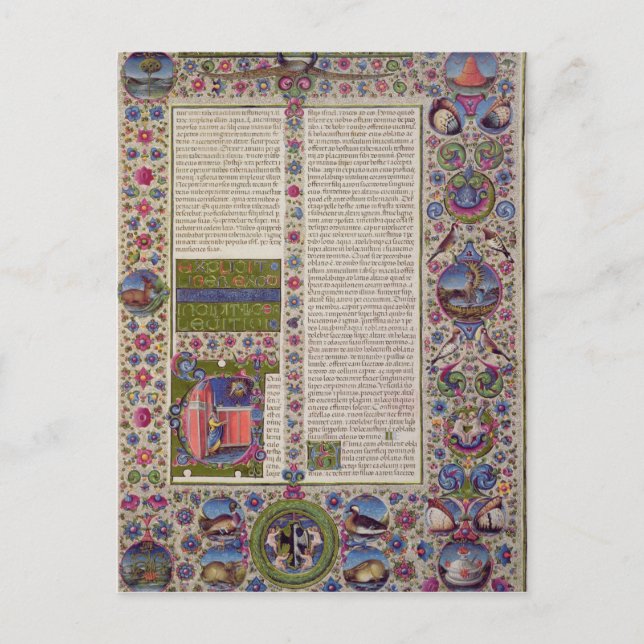 Öppnande av ord i Leviticus Vykort (Framsida)