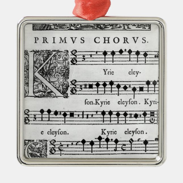 Öppnande sida av samlas för dubbel kör julgransprydnad metall (Framsidan)