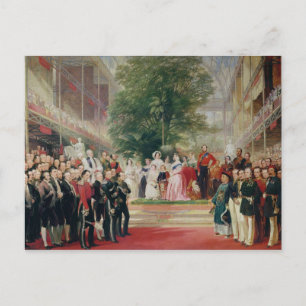 Öppnandet av den Underbara utställningen 1851-52 Vykort