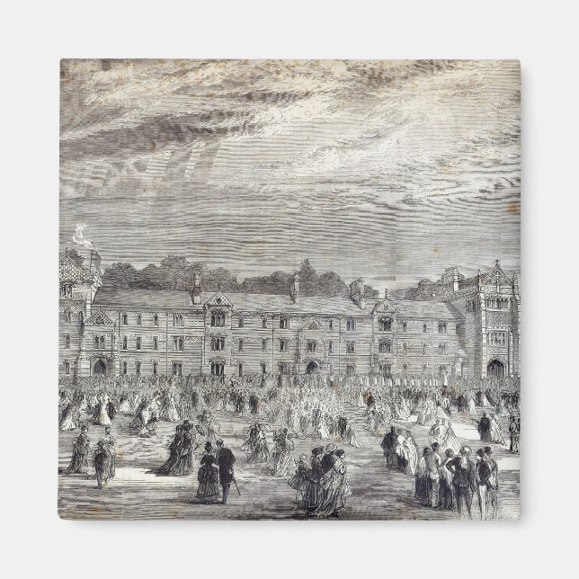 Öppnandet av Keble College, Oxford Magnet (Framsidan)