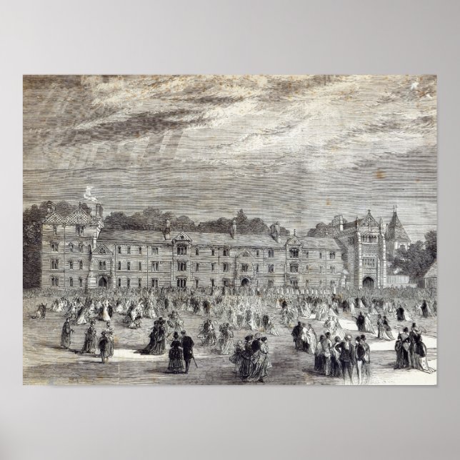 Öppnandet av Keble College, Oxford Poster (Framsidan)