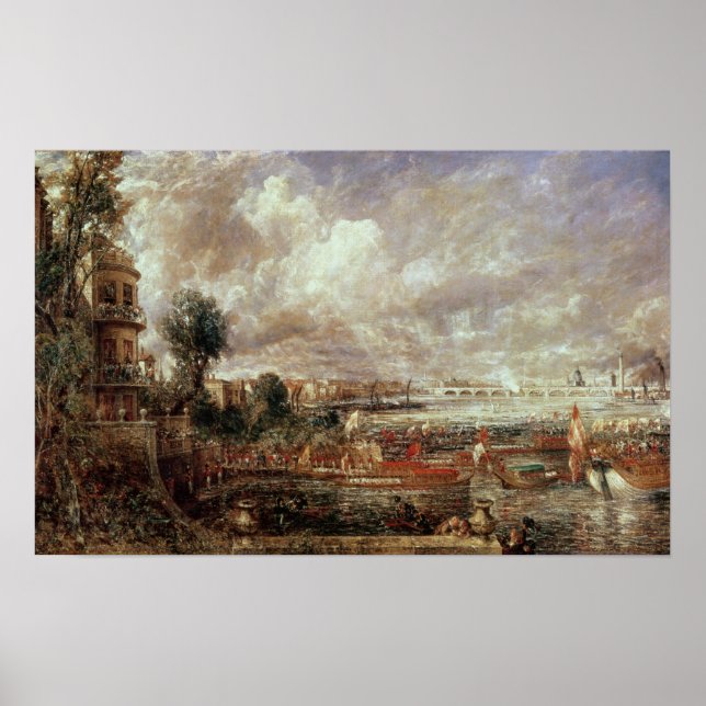 Öppnandet av Waterloo Bridge Poster (Framsidan)