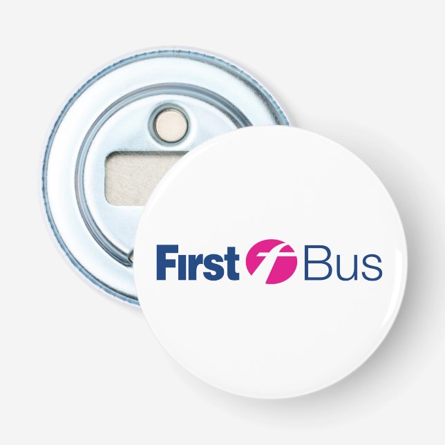 Öppnare för första Buss Flaska (Framsidan)