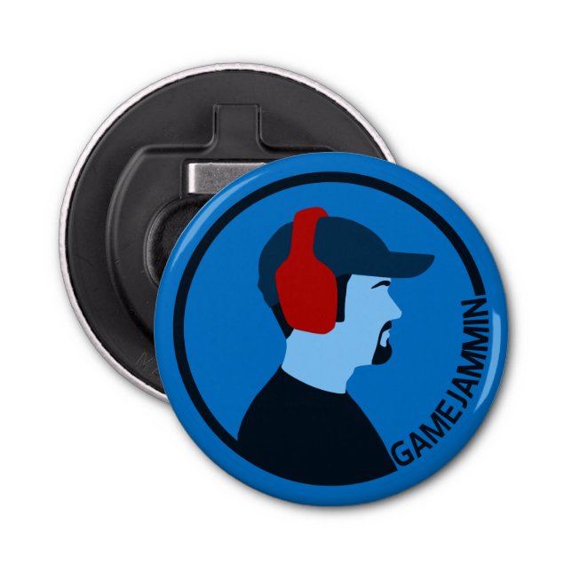 Öppnare för GameJammin magnetflaska (Framsidan)