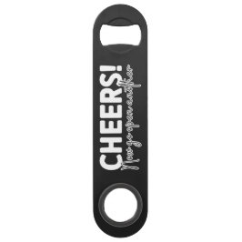 Öppnare för stålförråd till Cheers Öl Långa Flaskppnare