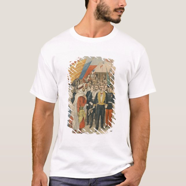 Öppning av den Saida järnvägen i Algeriet T-shirt (Framsida)