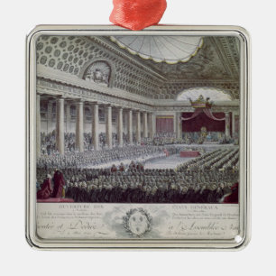 Öppning av godsgeneralen på Versailles Julgransprydnad Metall