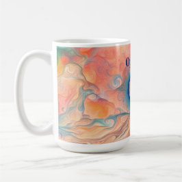 Öppning - hjärtöppning kärlek kaffemugg