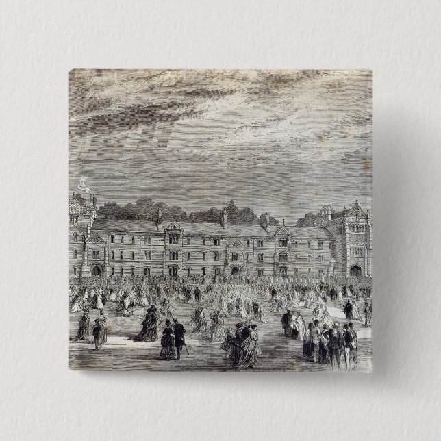 Öppningen av den Keble högskolan, Oxford Knapp (Framsida)