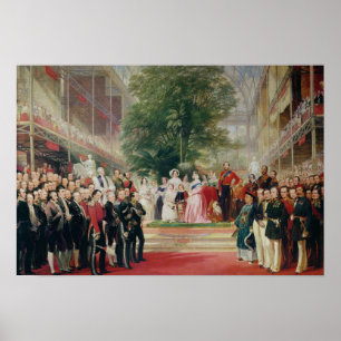 Öppningen av den underbara utställningen, 1851-52 poster