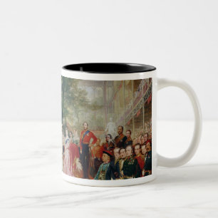 Öppningen av den underbara utställningen, 1851-5 Två-Tonad mugg