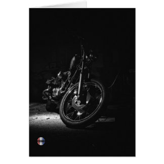 Öppningen av garagedörrkortet hälsningskort