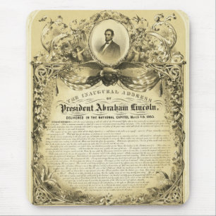 Öppnings- adress av Abraham Lincoln mars 4 1865 Musmatta