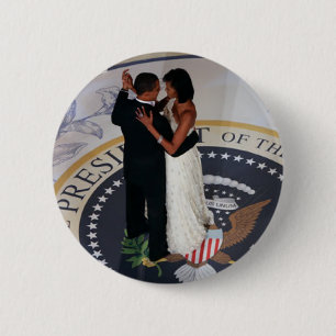 Öppnings- boll för Barack och Michelle Obama dan Knapp