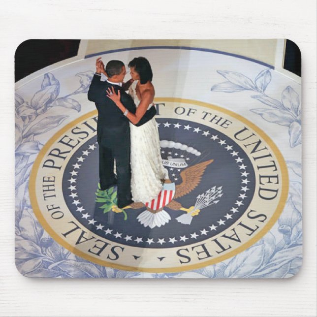Öppnings- boll för Barack och Michelle Obama dans Musmatta (Framsidan)