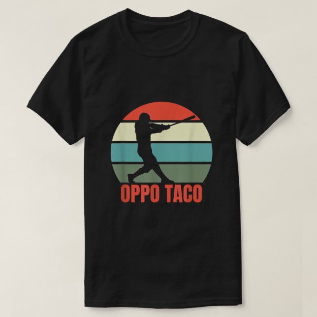Oppo Taco Baseball T Shirt (Design framsida)
