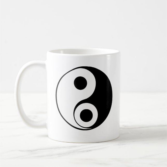 Opposite Energies, Skapa Balance Yin Yang Kaffemugg (Vänster)