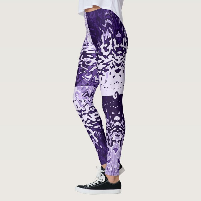 Opposites Attract Purple Leggings (Vänster)