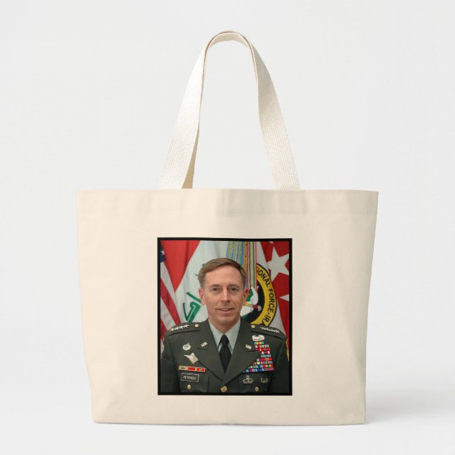  oppslagsbild för general David Petraeus stor tote Jumbo Tygkasse (Framsidan)