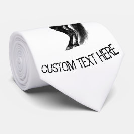 Opright Black Vild Horse - Black and White Tecknin Slips