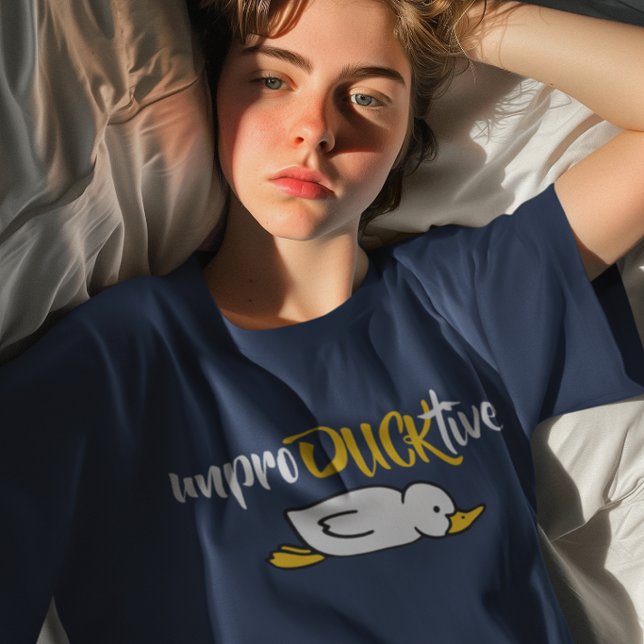 Oproduktiv Rolig Anka Puns T Shirt (Skapare uppladdad)