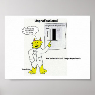 Oprofessionell: Dåliga forskare Poster